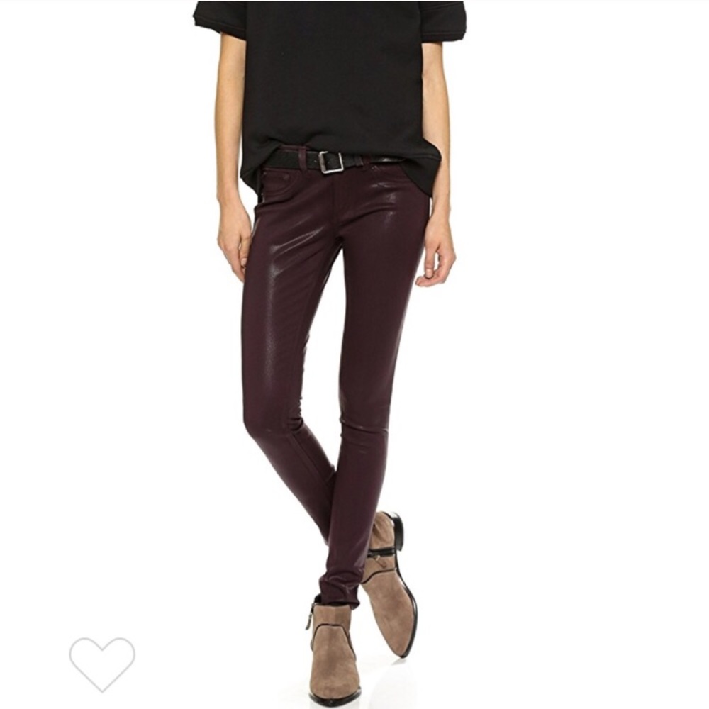 NWOT rag & bone leather jeans